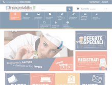 Tablet Screenshot of lineacontabile.it